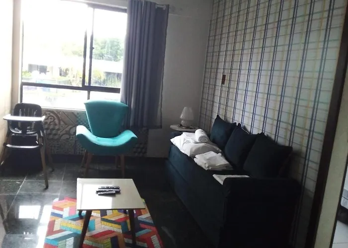 Flat Atlatic City Apart Hotel Barra Ondina Em Salvador