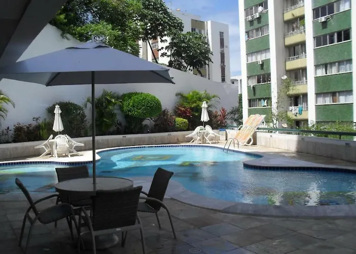 Flat Atlatic City Apart Hotel Barra Ondina Em Salvador